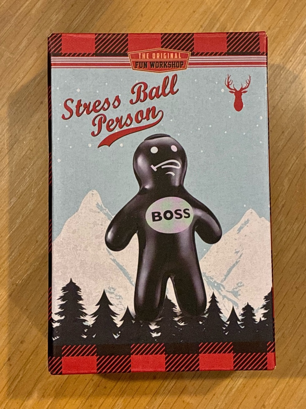 NIB Stress Ball Person BOSS, The Original Fun Workshop, DISTRIBUTED BY SAMSONICO